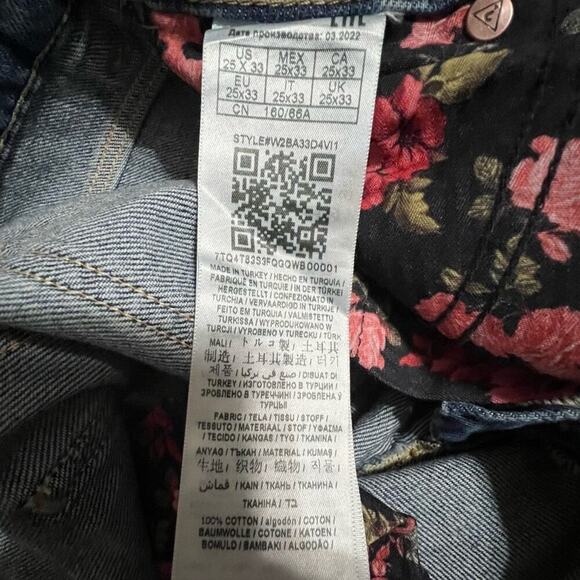 Guess Jeans Eco High-Rise 80s Straight Leg Denim Jeans In Confidence Wash - Picture 12 of 14